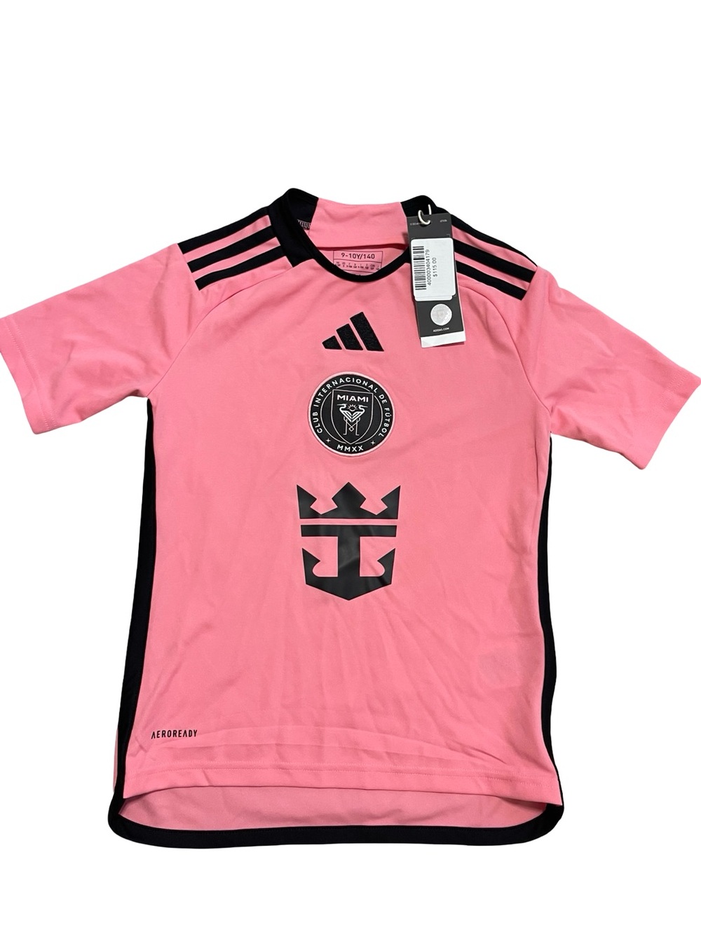 NWT Adidas Inter Miami CF 2024/2025 Home Jersey - Youth Size 9-10Y